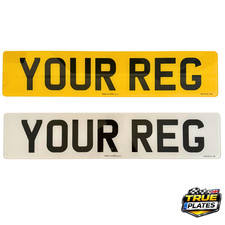 Replacement Number Plates | 2D | 3D | 4D | 5D | Retro | 100% Road Legal