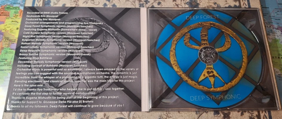 Deep Forest – Deep Symphonic (2020) CD, Album, Limited Edition, Digipak, SIGNED - Image 3 of 3