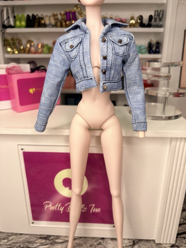 Integrity Toys Peace N Harmony POPPY PARKER Fashion Doll Denim Jean Jacket