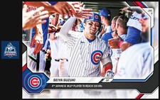 2026 Topps Now #401 Seiya Suzuki Chicago Cubs...