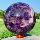 6.71LB Natural Dreamy Amethyst Quartz Sphere Crystal Ball Reiki Healing — photo 9