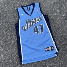 Adidas NBA Utah Jazz Andrei Kirilenko #47 Swingman Jersey Blue Men's S Blue Alt