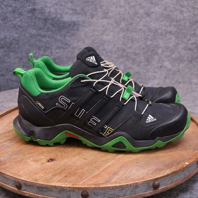 Adidas Terrex Swift R2 GTX Mens Size 10 Black Green Trail Shoes Q21342 Gore-Tex
