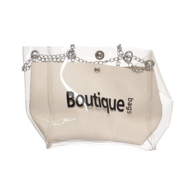Boutique, Handtasche, Damen, Transparent/Beige, 26, 9, 14 cm #qJ5