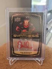 2023-24 Engrained Tim Stutzle Synthesis Signatures Hand Numbered Auto /15