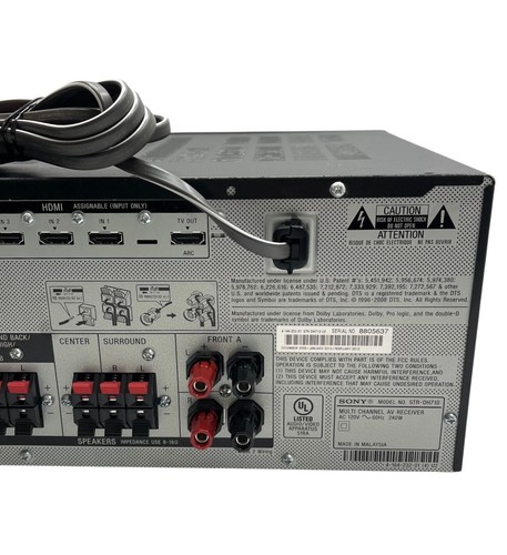 SONY STR-DH710 7CH AMP Home Theater A/V Digital Cinema Receiver WORKS GREAT - Picture 6 of 8