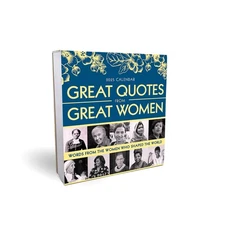 2025 Great Quotes from Great Women Boxed Calendar: Words from the Women Wh Daily