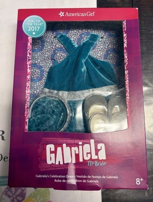 American Girl Gabriela Celebration Outfit GOTY 2017 NIB RETIRED DRESS set