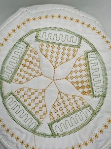 White Islamic Prayer Cap Embroidered Mosque Design Kofia Muslim Taqiyah Hat Nice