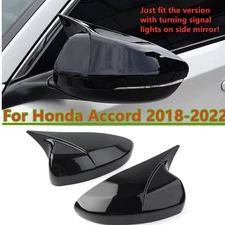 Left +Right View Side Mirror Cap Cover Trim For Honda Accord 2018 2019 2020 US