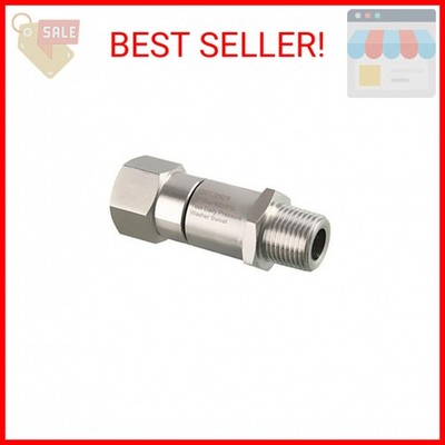 Tool Daily Pressure Washer Swivel, 3/8 Inch NPT-M Male Thread, 4000 PSI