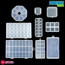Transparent Storage Box Adjustable Section Compartment Organiser Box Divider