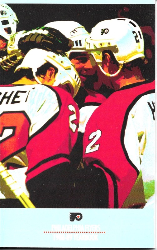 Philadelphia Flyers Media Guide 1988-89 Ron Hextall Mark Howe Trump Castle