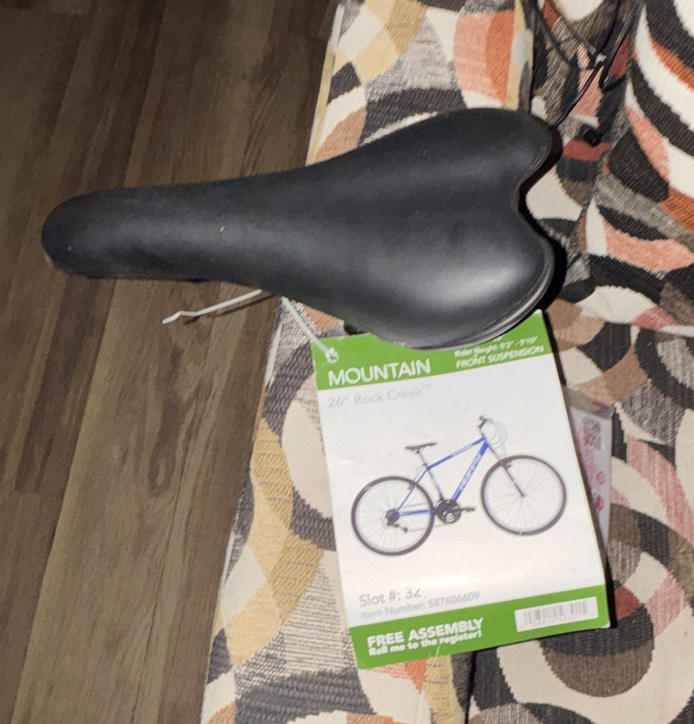 Comfort Bicycle Saddle/Seat Rock Creek Black Universal Fit 11x6x9 in brand New ￼