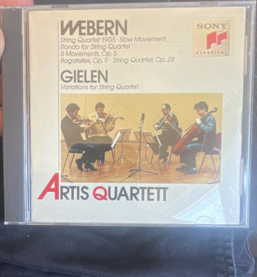 Webern Gielen String Quartets Artis Quartett Sony SK 48059 CD