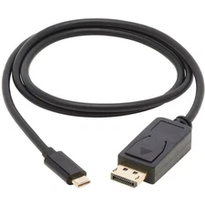 Tripp Lite USB C to DisplayPort Adapter Cable Bi-Directional 4K HDR M/M 3ft