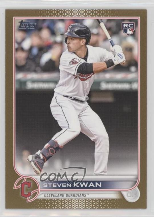 2022 Topps Update Gold 1697/2022 Steven Kwan #US261 Rookie RC