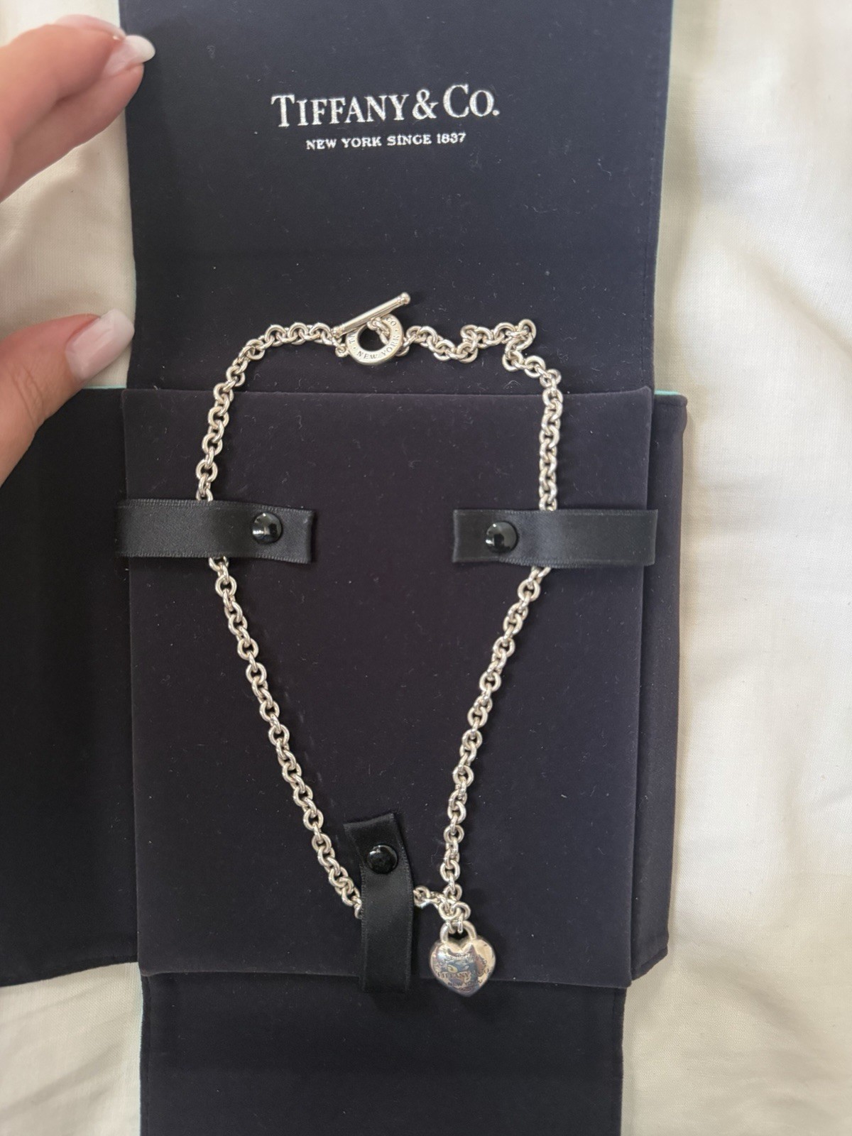 Return to Tiffany Full Heart Toggle Pendant in Sterling Silver