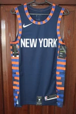 BNWT New York Knicks Authentic City Edition Vaporknit Blank shirt jersey size S