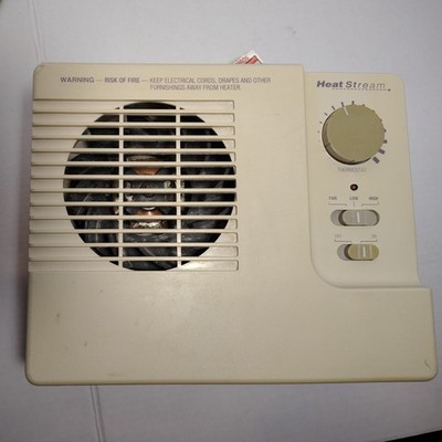 Heat Stream Room Comfort Model 29H4009 764H Fan Space Heater 1200W 120V, Used