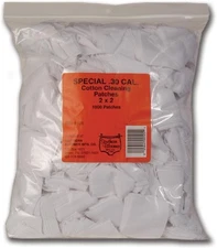 1000-pack Gun Cleaning Patches, .30 Cal 