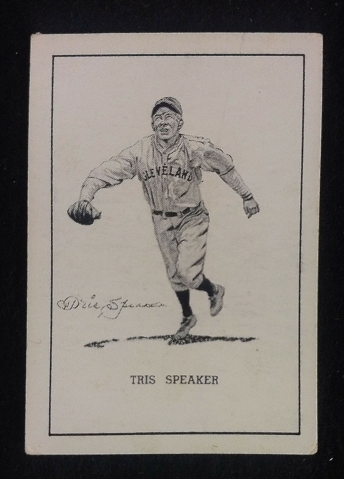 Tris Speaker Baseball Cards 1950 Callahan Hall of Fame trading card — raw and PSA graded price guide