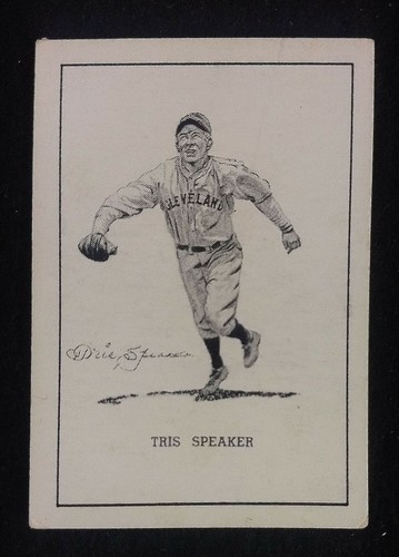 Tris Speaker 1950 Callahan Hall of Fame card