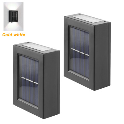 Outdoor Solar LED Deck Light Path Garden Patio Pathway Stairs Step Fence Lamp
