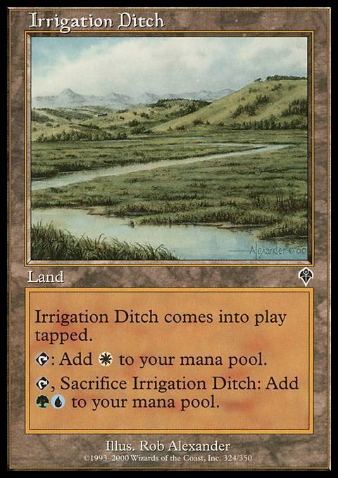 MTG Irrigation Ditch - Foil, NM-Mint, English Invasion