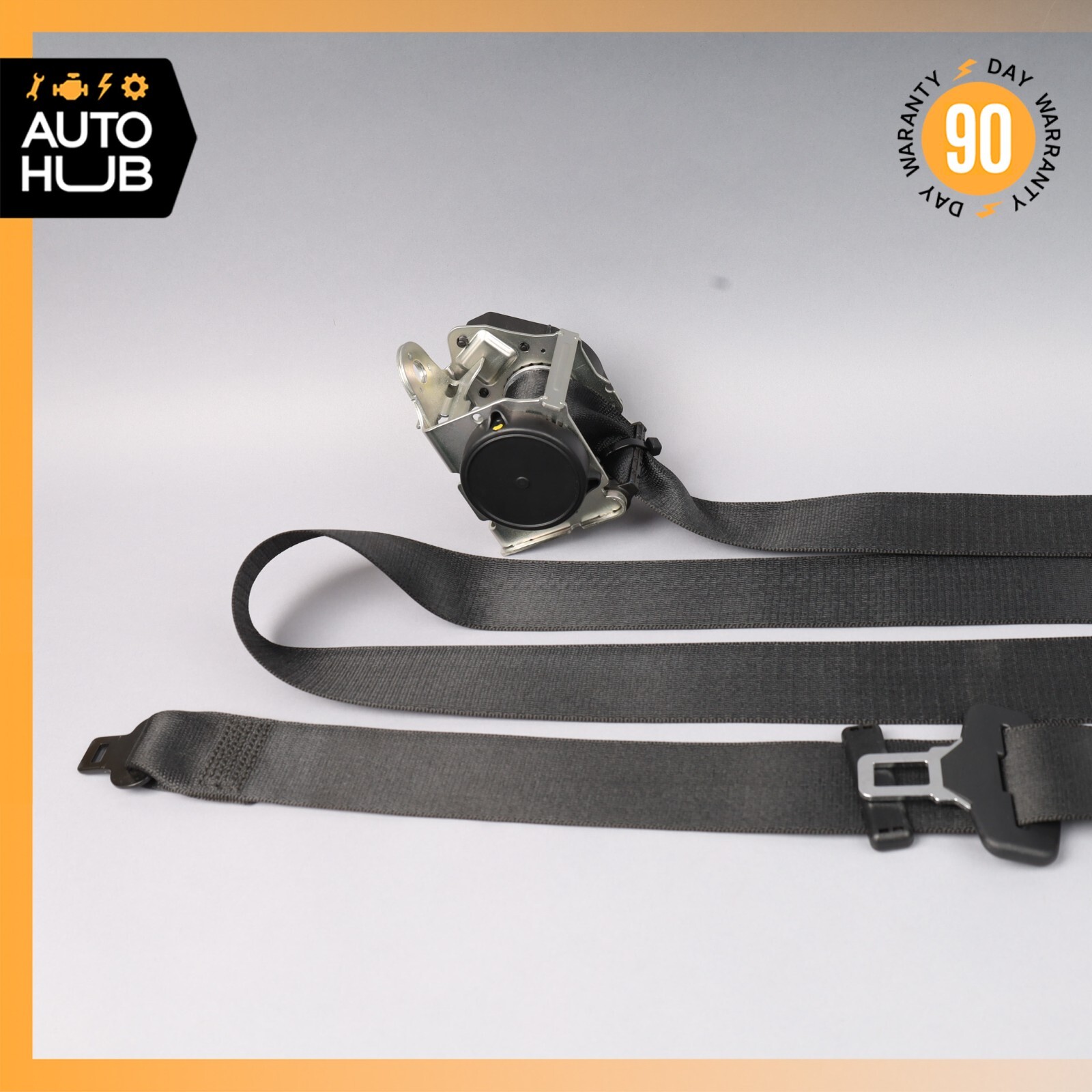 14-22 Maserati Ghibli M157 Rear Center Seat Belt Seatbelt Black OEM