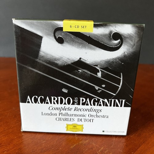 Accardo Plays Paganini 6 CD Box Set Complete Recordings London Philharmonic Orch