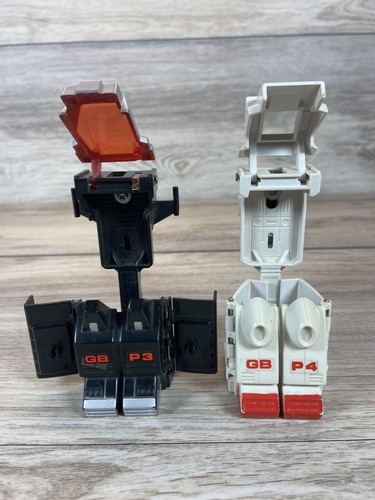 1985 GoBots Power Suits GBP3 Grungy GBP4 Set Bandai Action Figure Original - Picture 5 of 9