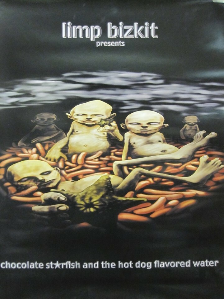 Limp Bizkit 2000 Chocolate Starfish promotional poster
