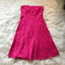 🆕J. CREW Embossed Strapless Dress in Pink
