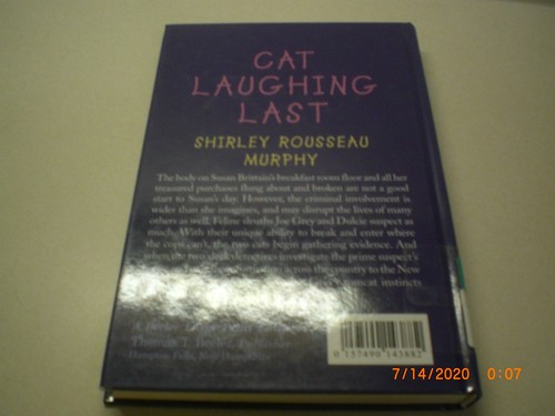 Cat Laughing Last Mystery Large Print Shirley Rousseau Murphy Joe Grey Mystery - Imagen 4 de 4