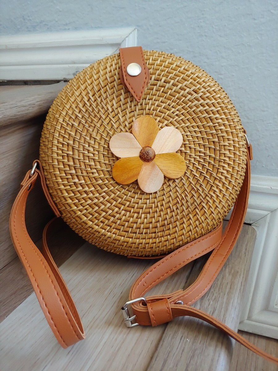 Rattan Woven Bag Handmade