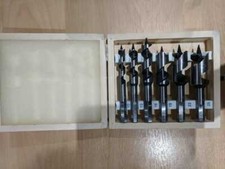6 Piece Auger Wood Drill Bits Set 115mm Long Hex Shank Twist 10-25mm With Box