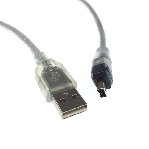 Cable convertidor macho de transferencia de datos de 5 pies/1,5 m USB macho a Firewire IEEE 1394 4 pines - Imagen 7 de 7