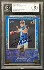 JOSH ALLEN Rookie Auto 2018 Panini Donruss Elite Series Escher Square Prizm RC