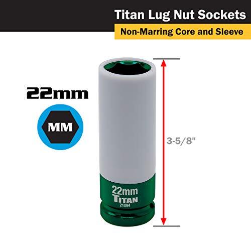 Titan 21121 1/2-Inch Drive x 21mm Non-marring Impact Assorted Sizes - Picture 21 of 60