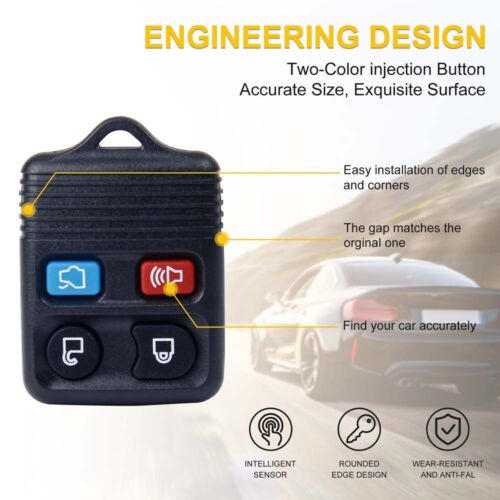 2x For 2000 2001 2002 2003 2004 Ford Explorer Remote Car Keyless Entry Key Fob - Picture 3 of 12