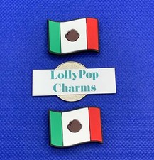 Mexican Flag shoe Charm Set
