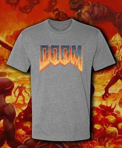 Camiseta Doom Videojuego Retro Juego Arcade ¡Envío Rápido! - Imagen 2 de 3