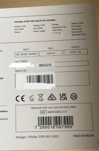 BRANDNEU TriPollar STOP VX2 Gold Beauty Gerät (Versand per FedEx Service) - Bild 7 von 7