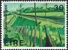 1981 Ireland Sg 498 Comtemporary Irish Art (12th issue) MNH