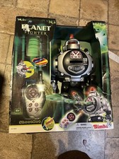 PLANET FIGHTER ROBOT LIGHT SOUND WALKS 13" TALL RARE SIMBA TOYS New In Box