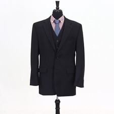 Ralph Lauren 42L Gray Sport Coat Blazer Jacket Solid 2B Wool