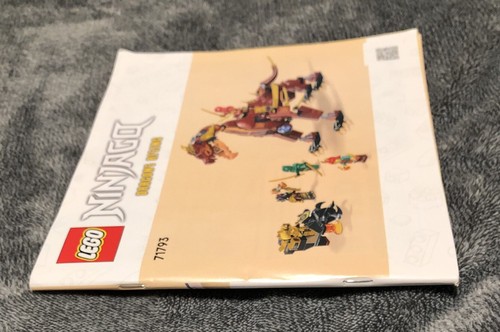 LEGO NINJAGO Heatwave Transforming Lava Dragon 71793 MANUAL BOOKLET ONLY - Picture 3 of 3