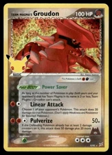 Pokemon TCG Team Magma’s Groudon Sword & Shield - Celebrations #9 Basic/Rare