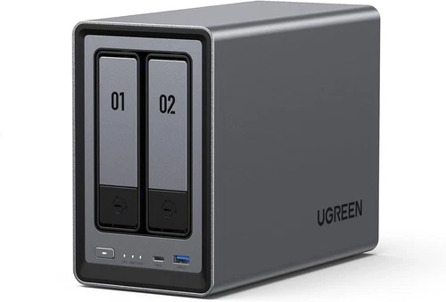 UGREEN NASync DXP2800 2-Bay NAS inkl. 16TB (2x 8TB Western Digital Festplatte)